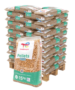 Pellets TOTAL ÉNERGIE – Palette 66 sacs de 15kg (990kg)